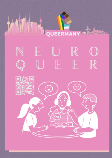 Aufkleber Neuroqueer - queerer Neurodiversitäts-Sticker-Motiv